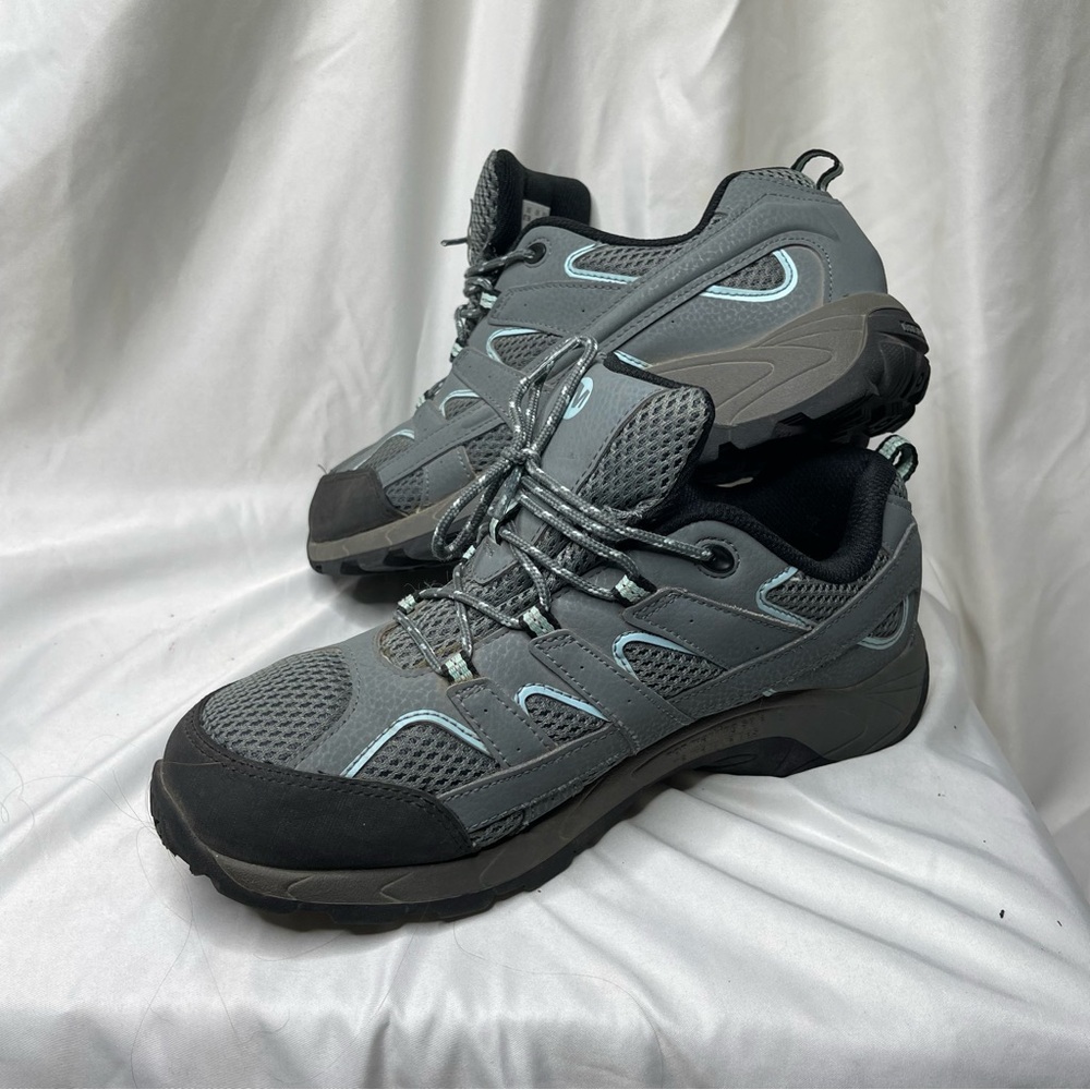 Merrell Gray and Blue Men’s Hiking Shoes Boots